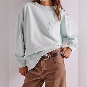 We The Free Wallace Pullover Sweatshirt - NWT - Size M Oversized